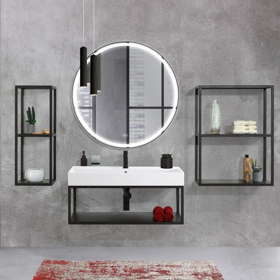 Зеркало Cezares Cadro Led 60 см CZR-SPC-CADRO-600-LED-TCH-WARM - фото 6