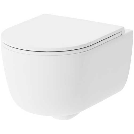 Унитаз подвесной безободковый Damixa Sirius DX86C1800SC с крышкой микролифт - фото 2