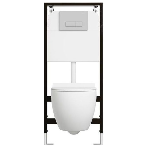 Кнопка смыва Sole S0120 Chrome - фото 2