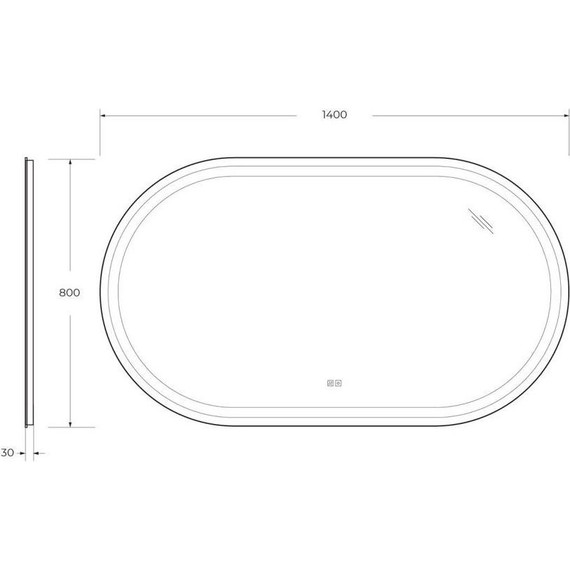 Зеркало Cezares Giubileo Led 140 см CZR-SPC-GIUBILEO-1400-800-TCH-WARM - фото 10