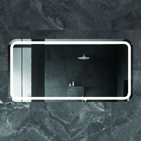 Зеркало Cezares Stylus Led 140 см CZR-SPC-STYLUS-1400-700-TCH-WARM - фото 2