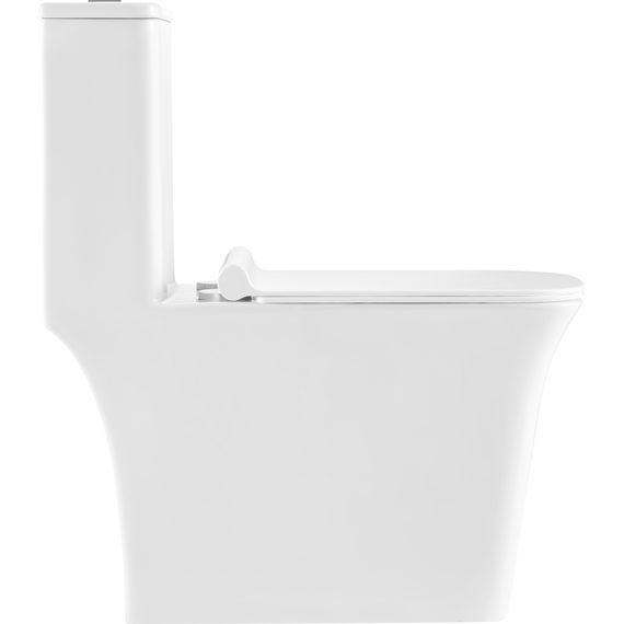 Унитаз-моноблок безободковый Sole Slot с тонкой крышкой микролифт - фото, картинка 2 Унитаз-моноблок безободковый Sole Slot с тонкой крышкой микролифт - фото 2