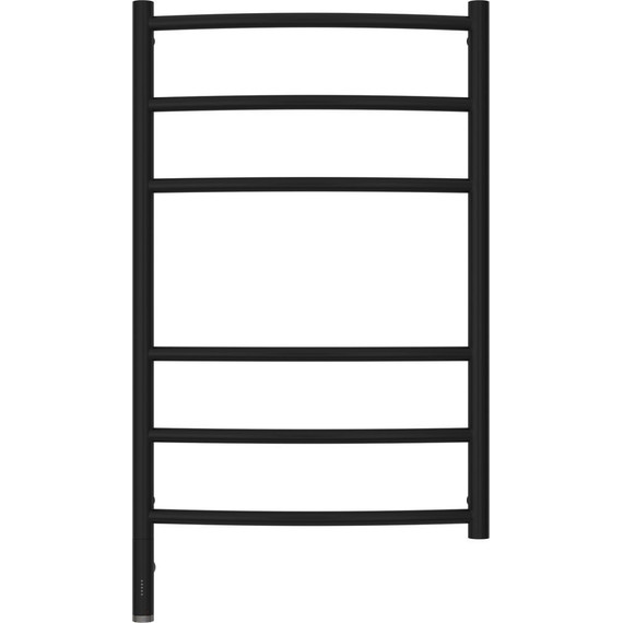 Полотенцесушитель электрический Сунержа Галант 3.0 П6 800x500 мм 31-5800-8050 L, чёрный матовый - фото 2