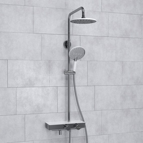 Душевая стойка с термостатом WasserKraft A113.067.059.CH Thermo - фото 2