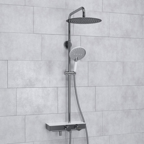 Душевая стойка с термостатом WasserKraft A113.116.059.CH Thermo - фото 2