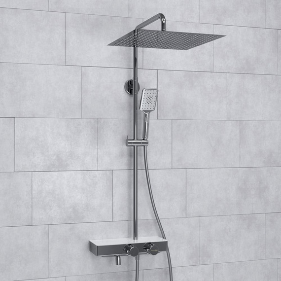 Душевая стойка с термостатом WasserKraft A113.119.126.CH Thermo - фото 2