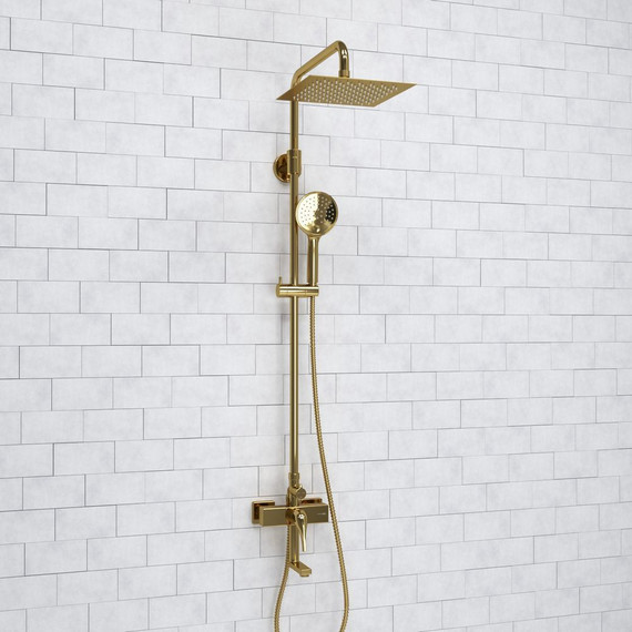 Душевая стойка WasserKraft A171.256.207.PG, глянцевое золото - фото 2