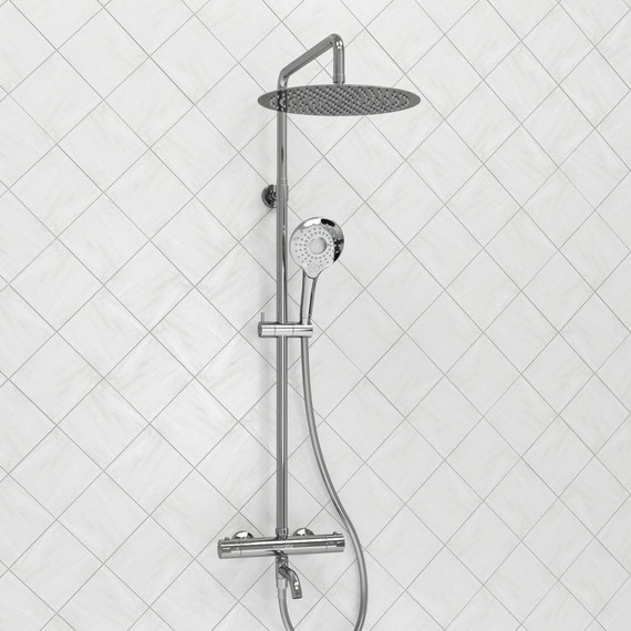 Душевая стойка с термостатом WasserKraft A188.116.101.087.CH Thermo - фото, картинка 2 Душевая стойка с термостатом WasserKraft A188.116.101.087.CH Thermo - фото 2