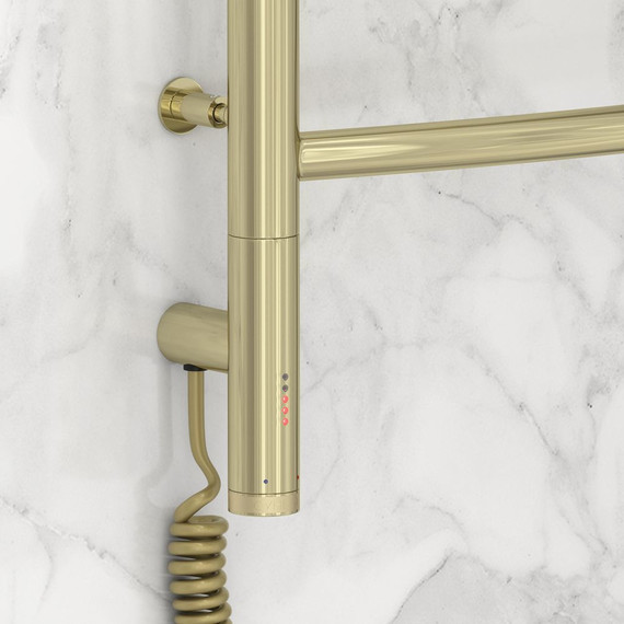 Полотенцесушитель электрический Сунержа Галант 3.0 П5 600x500 мм 020-5800-6050 L, шампань - фото 3