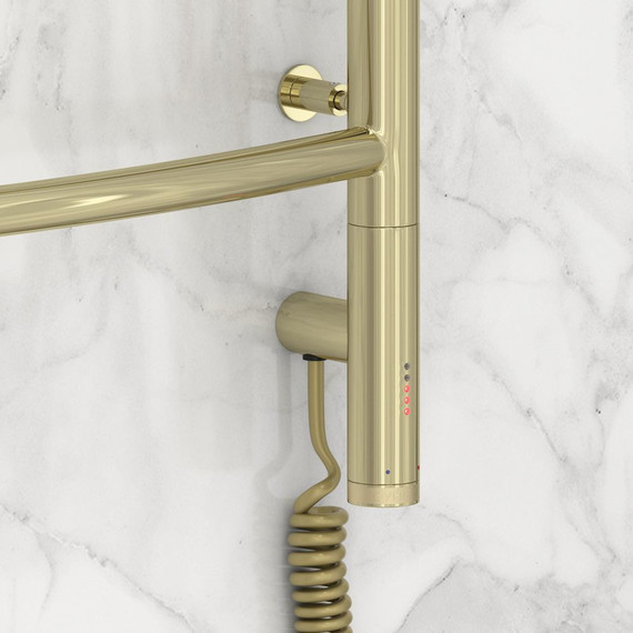 Полотенцесушитель электрический Сунержа Галант 3.0 П5 600x500 мм 020-5801-6050 R, шампань - фото 3