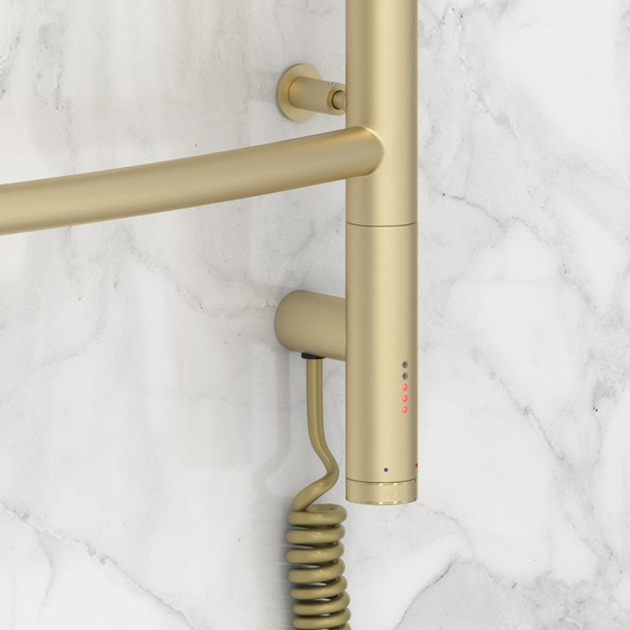 Полотенцесушитель электрический Сунержа Галант 3.0 П8 1000x500 мм 022-5801-1050 R, шампань матовый - фото 3