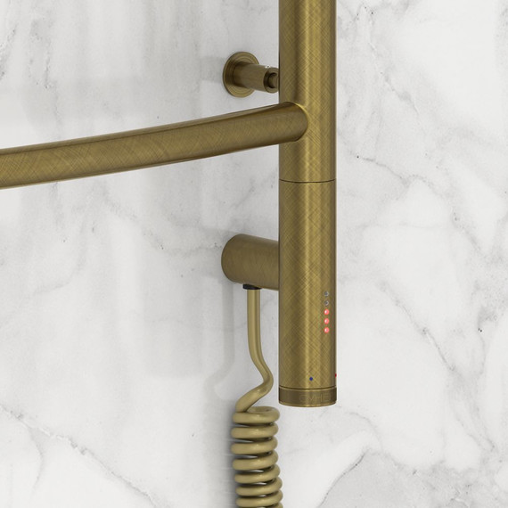 Полотенцесушитель электрический Сунержа Галант 3.0 П5 600x500 мм 05-5801-6050 R, состаренная бронза - фото 3