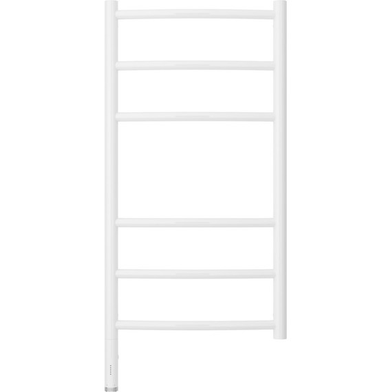 Полотенцесушитель электрический Сунержа Галант 3.0 П6 800x400 мм 12-5800-8040 L, белый - фото 2