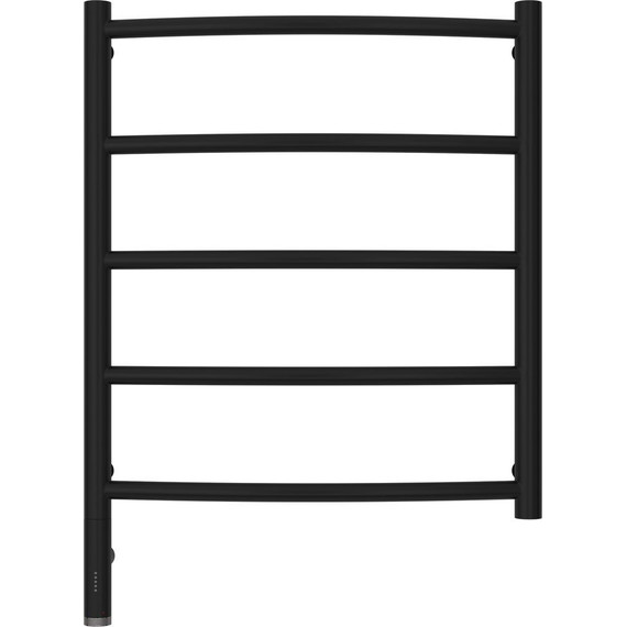 Полотенцесушитель электрический Сунержа Галант 3.0 П5 600x500 мм 31-5800-6050 L, чёрный матовый - фото 2