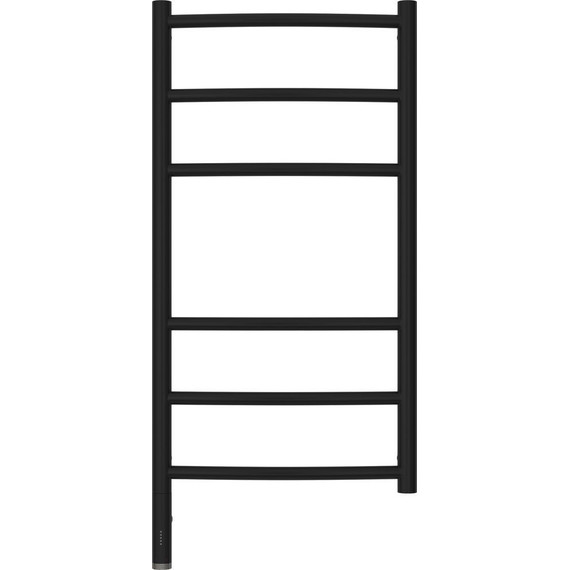 Полотенцесушитель электрический Сунержа Галант 3.0 П6 800x400 мм 31-5800-8040 L, чёрный матовый - фото 2