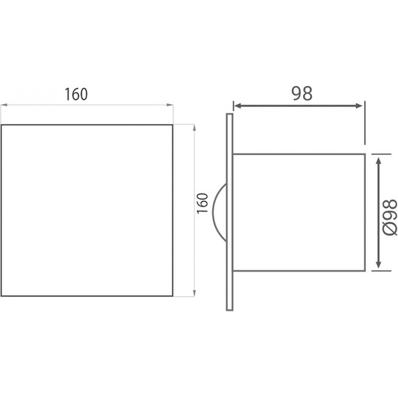 Вентилятор вытяжной Pestan Bettoserb 110154, белый - фото 3