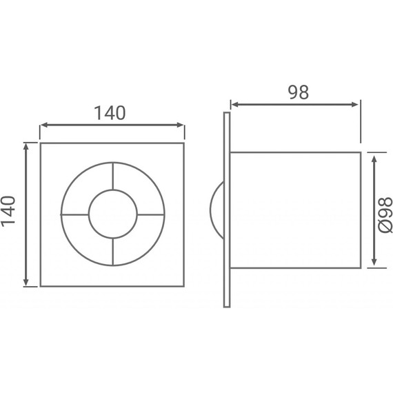 Вентилятор вытяжной с таймером Pestan Bettoserb 120150, белый - фото 2