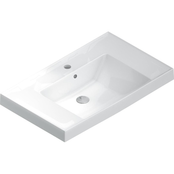 Тумба подвесная с раковиной Kerama Marazzi Modula 80 см MO.80.1+1\AR, арабика/белый - фото, картинка 8 Тумба подвесная с раковиной Kerama Marazzi Modula 80 см MO.80.1+1\AR, арабика/белый - фото 8