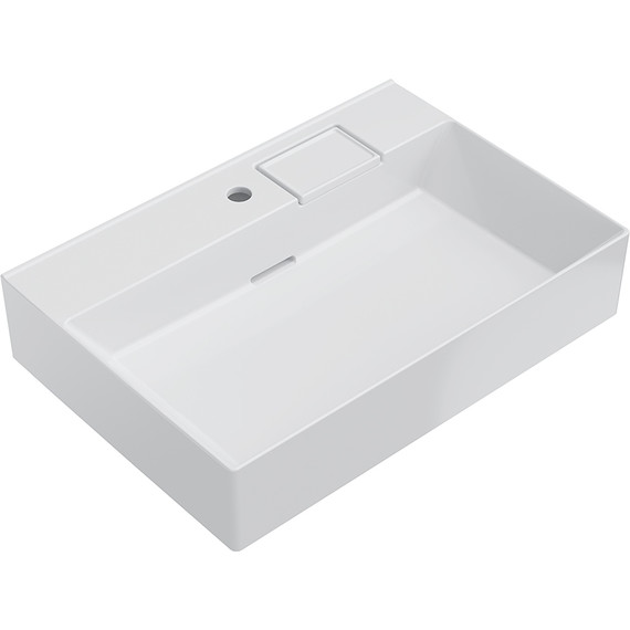 Тумба подвесная с раковиной Kerama Marazzi Logica 70 см LO.70.2\WHT, белый - фото, картинка 2 Тумба подвесная с раковиной Kerama Marazzi Logica 70 см LO.70.2\WHT, белый - фото 2