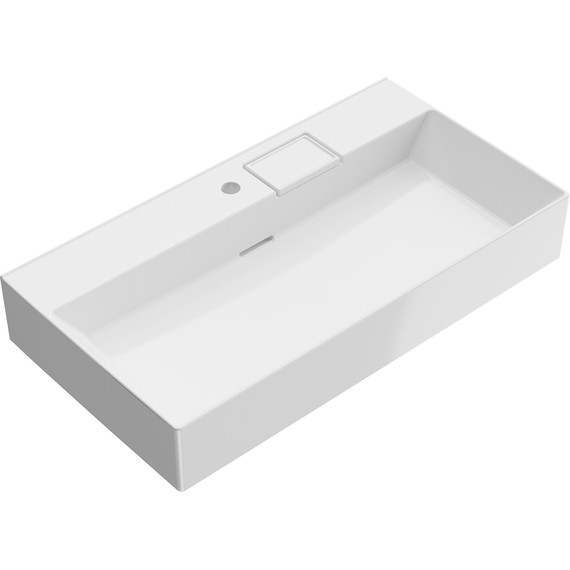 Тумба подвесная с раковиной Kerama Marazzi Logica 90 см LO.90.2\WHT, белый - фото, картинка 2 Тумба подвесная с раковиной Kerama Marazzi Logica 90 см LO.90.2\WHT, белый - фото 2