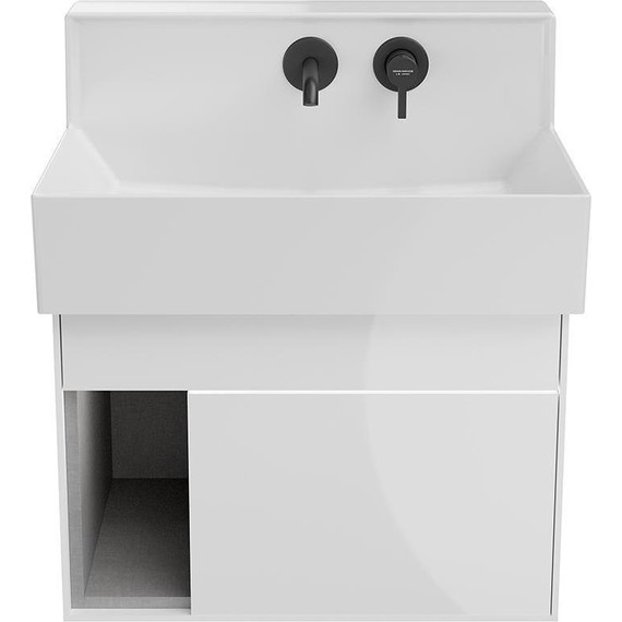 Тумба подвесная с раковиной Kerama Marazzi Logica M 65 см LO.M.65\WHT, белый - фото 2