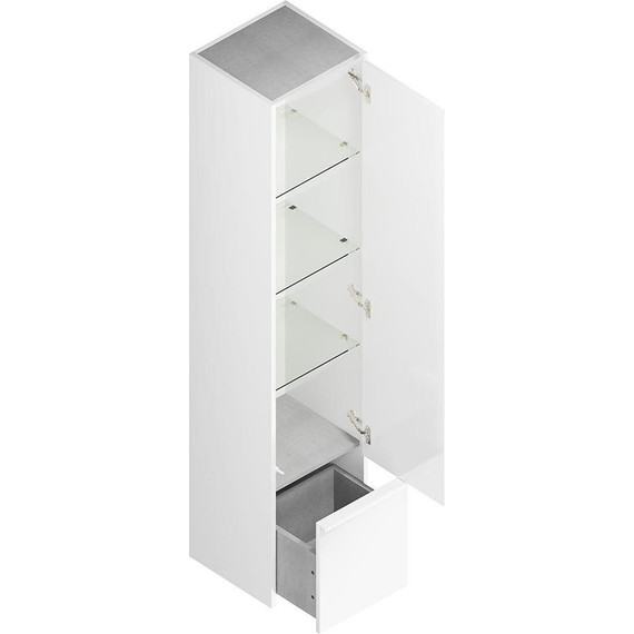 Пенал подвесной Kerama Marazzi Modula 35 см MO.165\WHT, белый - фото 4