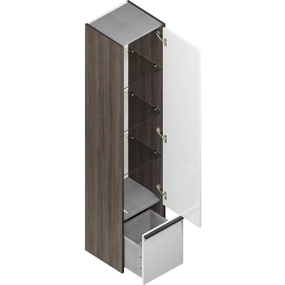 Пенал подвесной Kerama Marazzi Modula 35 см MO.165\AR, арабика/белый - фото 4