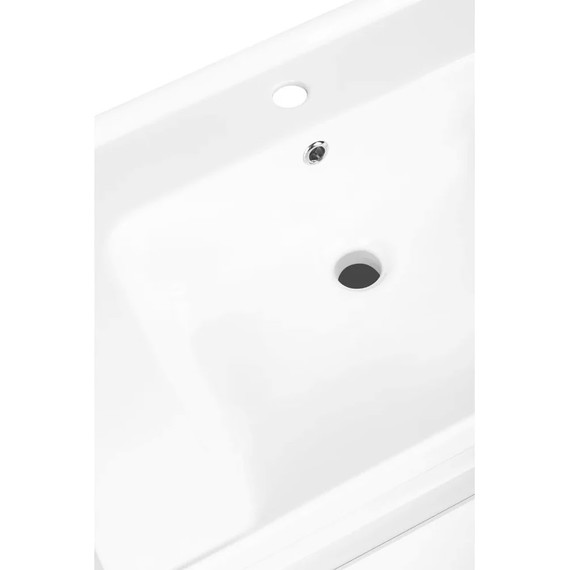 Тумба подвесная с раковиной Pestan Novel 60 см NVL600T-DR (раковина Dreja 60) белый - фото 6