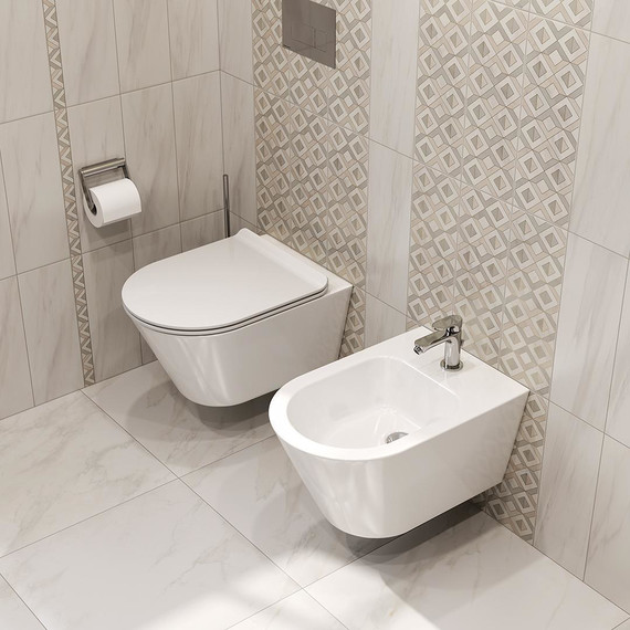 Биде подвесное Kerama Marazzi Plaza Modern PLM.bidet.02 - фото 2