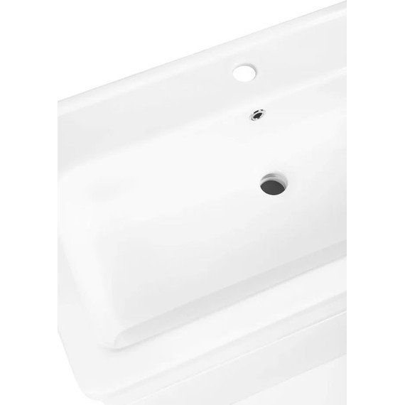 Тумба подвесная с раковиной Pestan Prestige 60 см PRS600T-CR (раковина Creavit 60) белый - фото 6