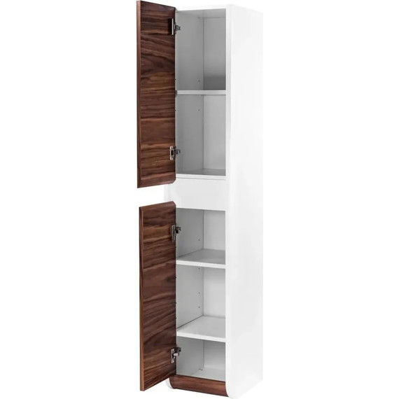 Пенал подвесной Pestan Vision 31 см VSN000P-L, дуб орех/белый - фото 4