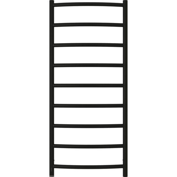 Полотенцесушитель электрический Сунержа Галант 4.0 П9 1200x500 мм 31-0830-1250 L, чёрный матовый - фото 2