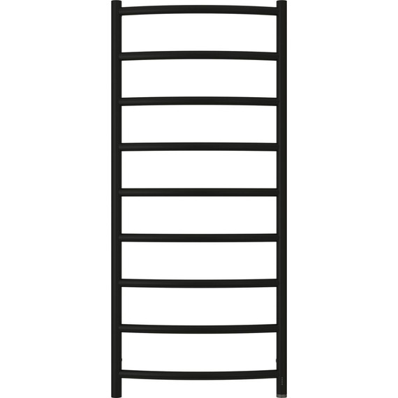 Полотенцесушитель электрический Сунержа Галант 4.0 П9 1200x500 мм 31-0831-1250 R, чёрный матовый - фото 2
