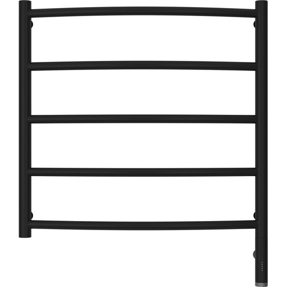 Полотенцесушитель электрический Сунержа Галант 3.0 П5 600x600 мм 31-5801-6060 R, чёрный матовый - фото 2