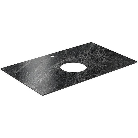 Тумба подвесная со столешницей Kerama Marazzi Plaza Modern 80 см PLB.M.80.1\OAK.O, дуб орегон - фото 4