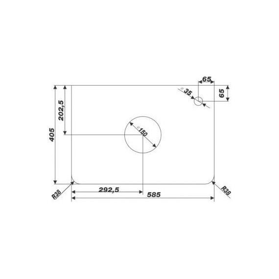 Столешница Mirsant Blanco 60 см - фото 2