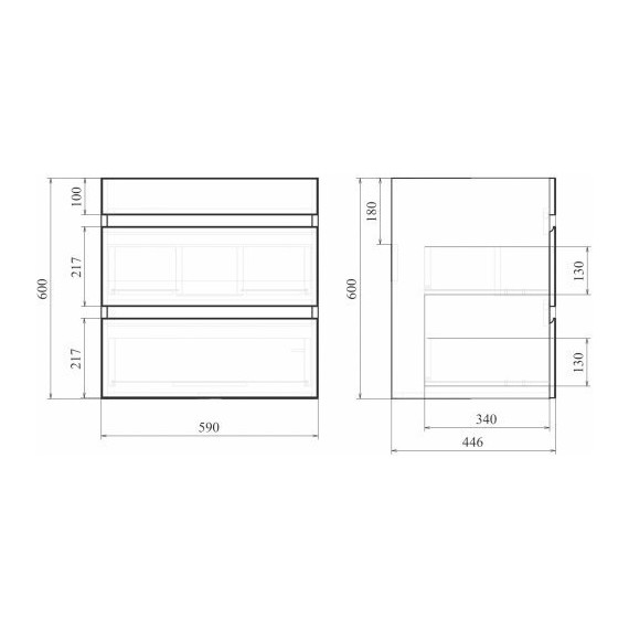 Тумба подвесная с раковиной Mirsant Next 60/2 см (раковина Next 60), белый - фото, картинка 6 Тумба подвесная с раковиной Mirsant Next 60/2 см (раковина Next 60), белый - фото 6