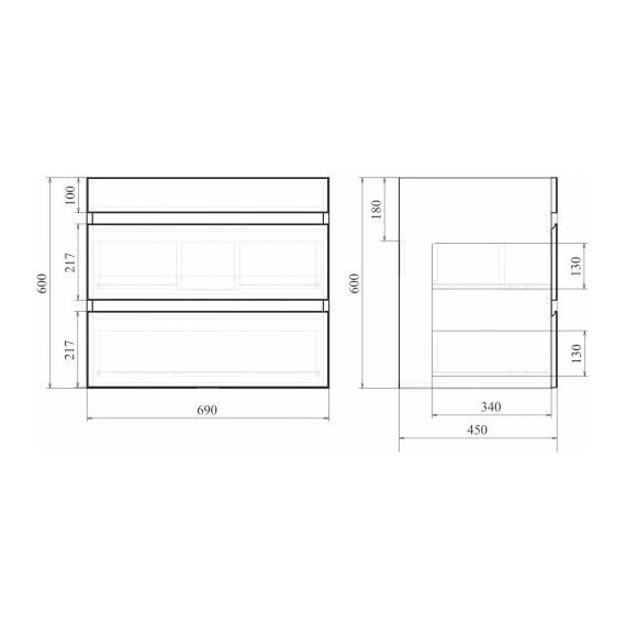 Тумба подвесная с раковиной Mirsant Next 70/2 см с доводчиком (раковина Next 70), белый - фото, картинка 6 Тумба подвесная с раковиной Mirsant Next 70/2 см с доводчиком (раковина Next 70), белый - фото 6