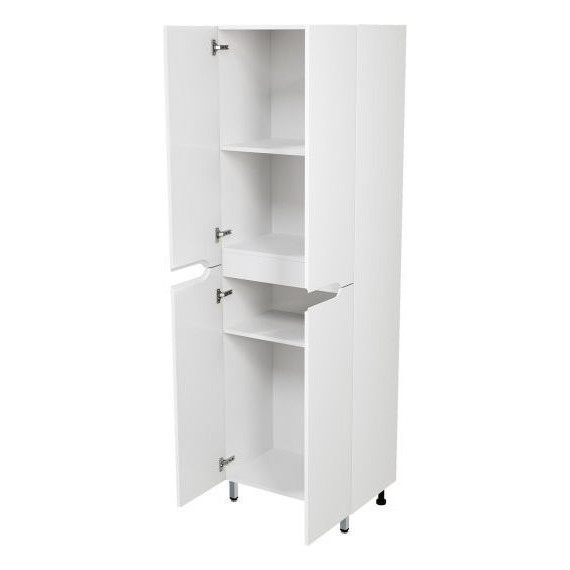 Пенал напольный Mirsant Soho 60 см, белый - фото, картинка 2 Пенал напольный Mirsant Soho 60 см, белый - фото 2