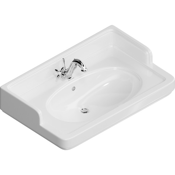 Тумба напольная с раковиной Kerama Marazzi Pompei Neo 80 см PO.N.80.3\WHT, белый глянцевый - фото 4