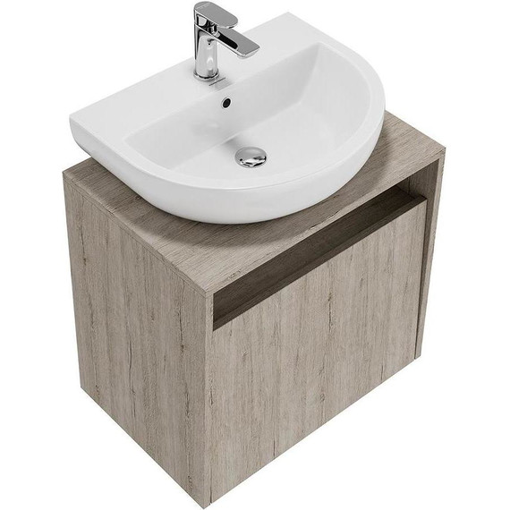 Тумба подвесная со столешницей Kerama Marazzi Pro 60 см PRO.60.1\OAK.O, дуб орегон - фото, картинка 4 Тумба подвесная со столешницей Kerama Marazzi Pro 60 см PRO.60.1\OAK.O, дуб орегон - фото 4