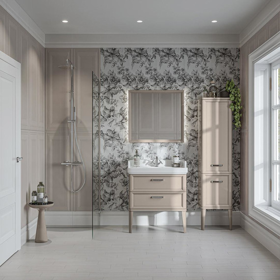 Пенал напольный Kerama Marazzi Pompei Neo 43 см PO.N.150\CAM, бежевый глянцевый - фото 6