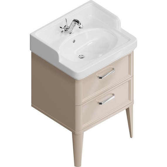 Тумба напольная с раковиной Kerama Marazzi Pompei Neo 60 см PO.N.60.2\CAM, бежевый глянцевый - фото, картинка 4 Тумба напольная с раковиной Kerama Marazzi Pompei Neo 60 см PO.N.60.2\CAM, бежевый глянцевый - фото 4