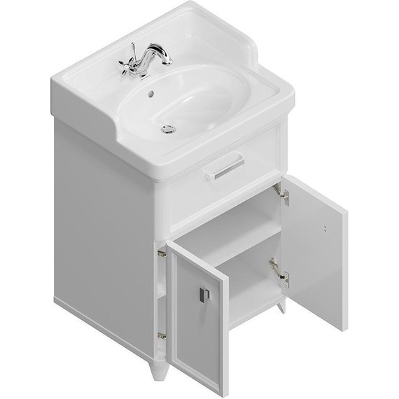 Тумба напольная с раковиной Kerama Marazzi Pompei Neo 60 см PO.N.60.1\WHT, белый глянцевый - фото, картинка 4 Тумба напольная с раковиной Kerama Marazzi Pompei Neo 60 см PO.N.60.1\WHT, белый глянцевый - фото 4