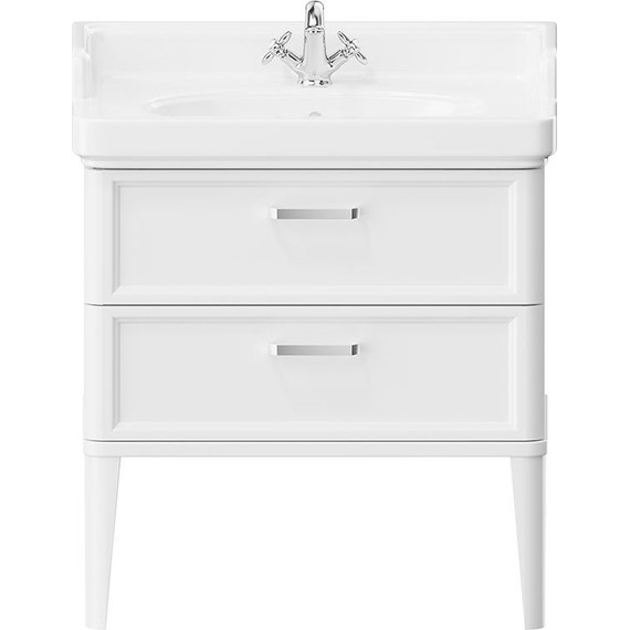 Тумба напольная с раковиной Kerama Marazzi Pompei Neo 80 см PO.N.80.2\WHT, белый глянцевый - фото 2