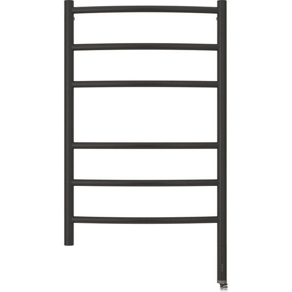 Полотенцесушитель электрический Сунержа Галант П6 800x500 мм 31-5401-8050 R, чёрный матовый - фото 2