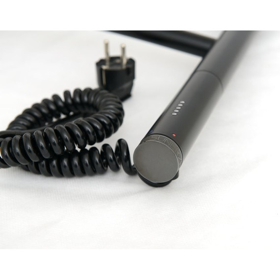 Полотенцесушитель электрический Сунержа Галант П6 800x500 мм 31-5401-8050 R, чёрный матовый - фото 5