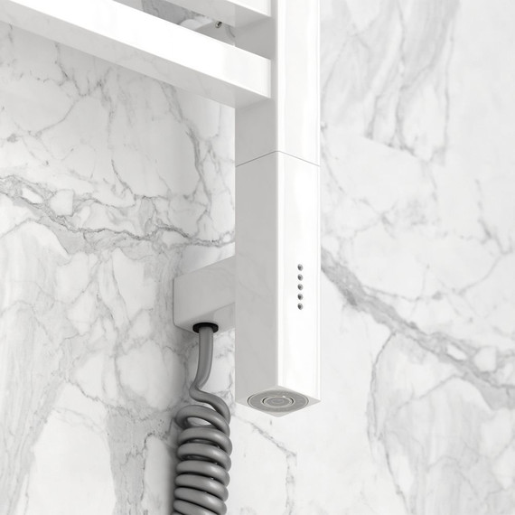 Полотенцесушитель электрический Сунержа Модус 3.0 П16 1000x400 мм 12-5701-1040 R, белый - фото 3