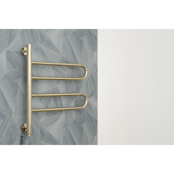 Полотенцесушитель электрический Сунержа Парео 4.0-2С П4 570х530 мм 020-0823-0567, шампань - фото 3