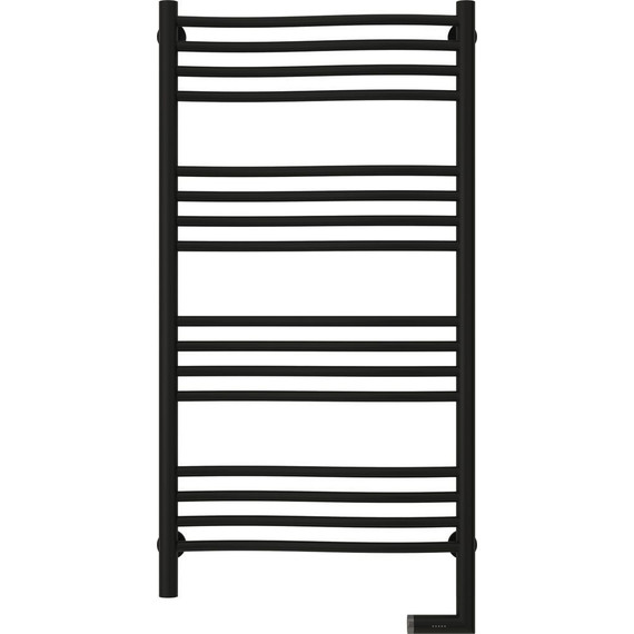 Полотенцесушитель электрический Сунержа Флюид 2.0 П16 1000x500 мм 31-5221-1050 R, чёрный матовый - фото 2